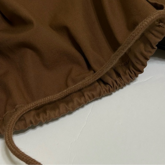 Sanctuary Women’s brown Utility Jacket Cropped Length & Drawstring Hem Size L - Picture 6 of 7